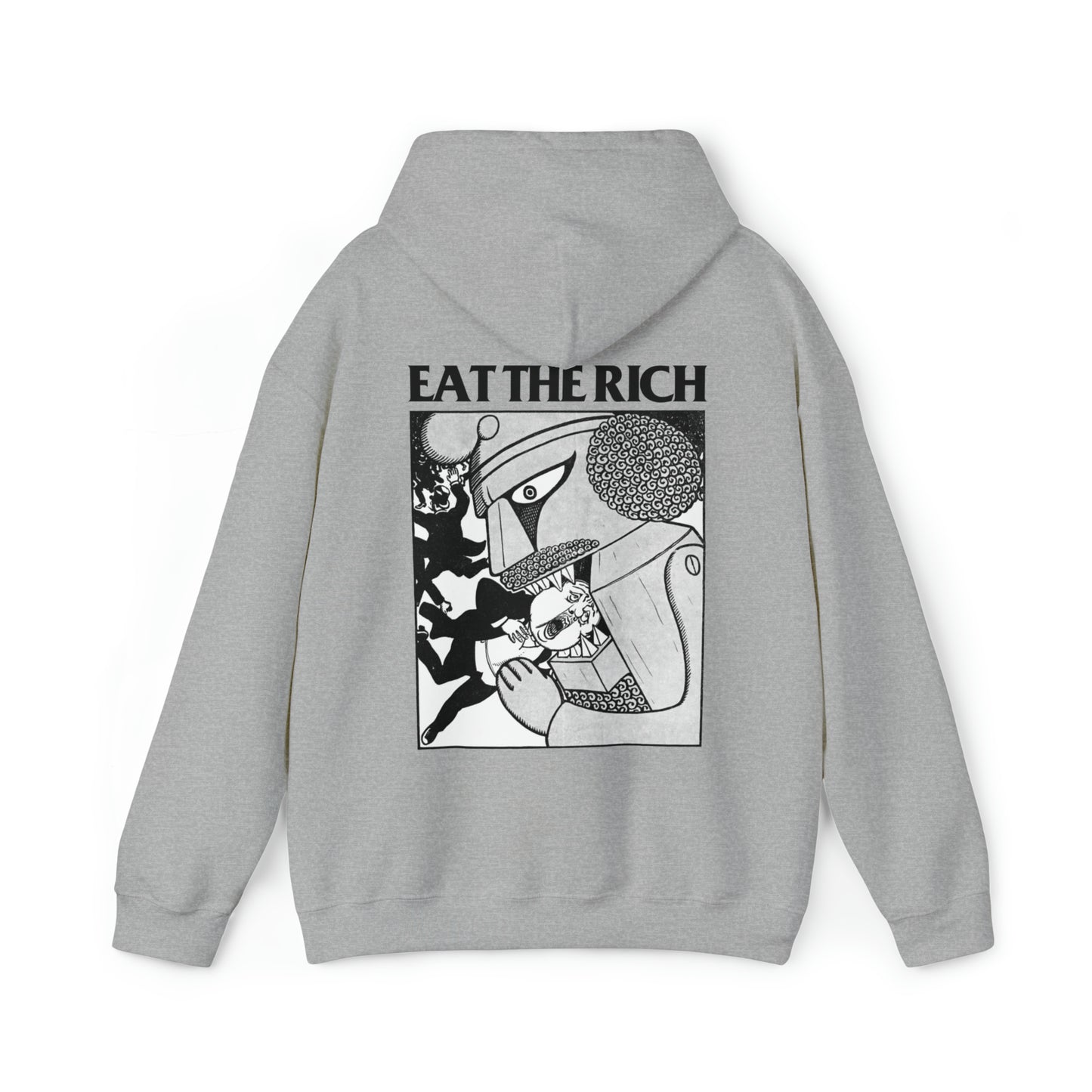 Eat The Rich Anti-capitalist Unisex Hooded Sweatshirt