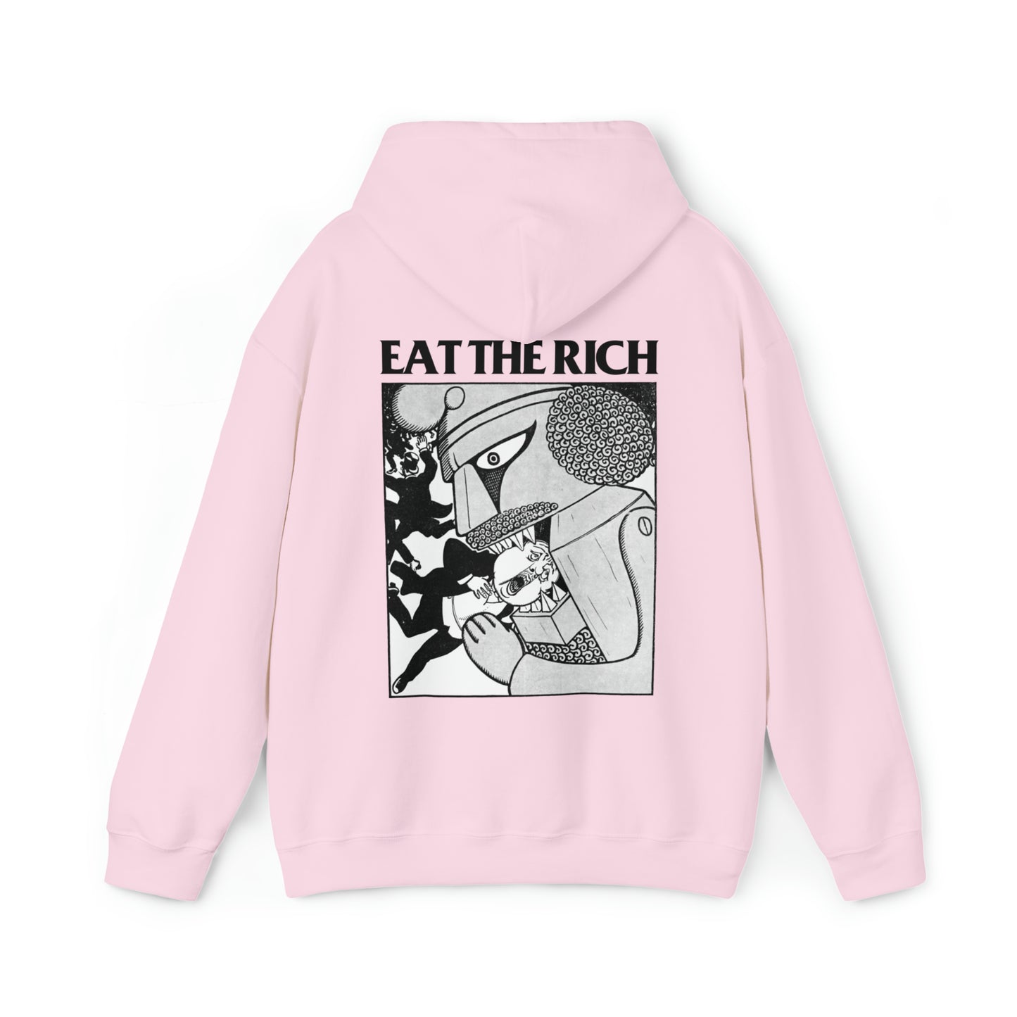 Eat The Rich Anti-capitalist Unisex Hooded Sweatshirt