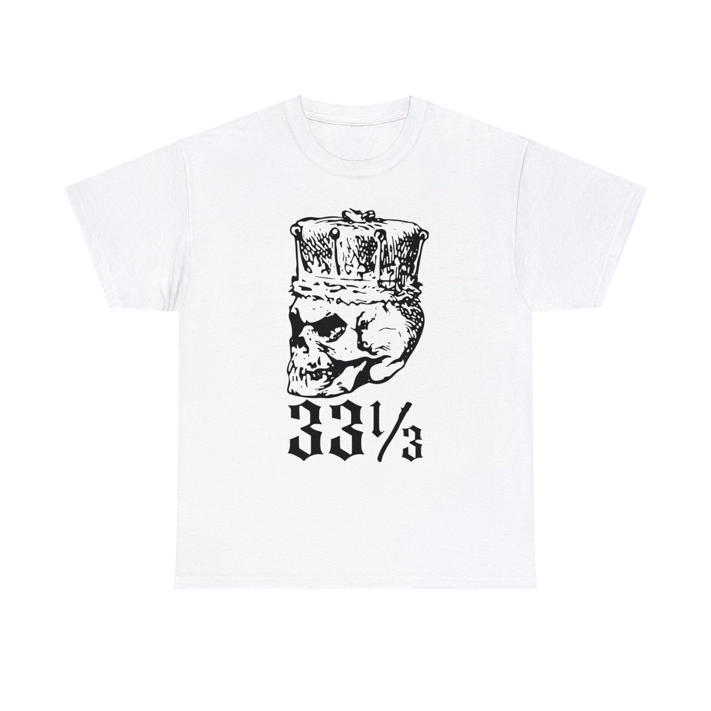 33 1/3 Kings Skull Record Collector Unisex T-Shirt