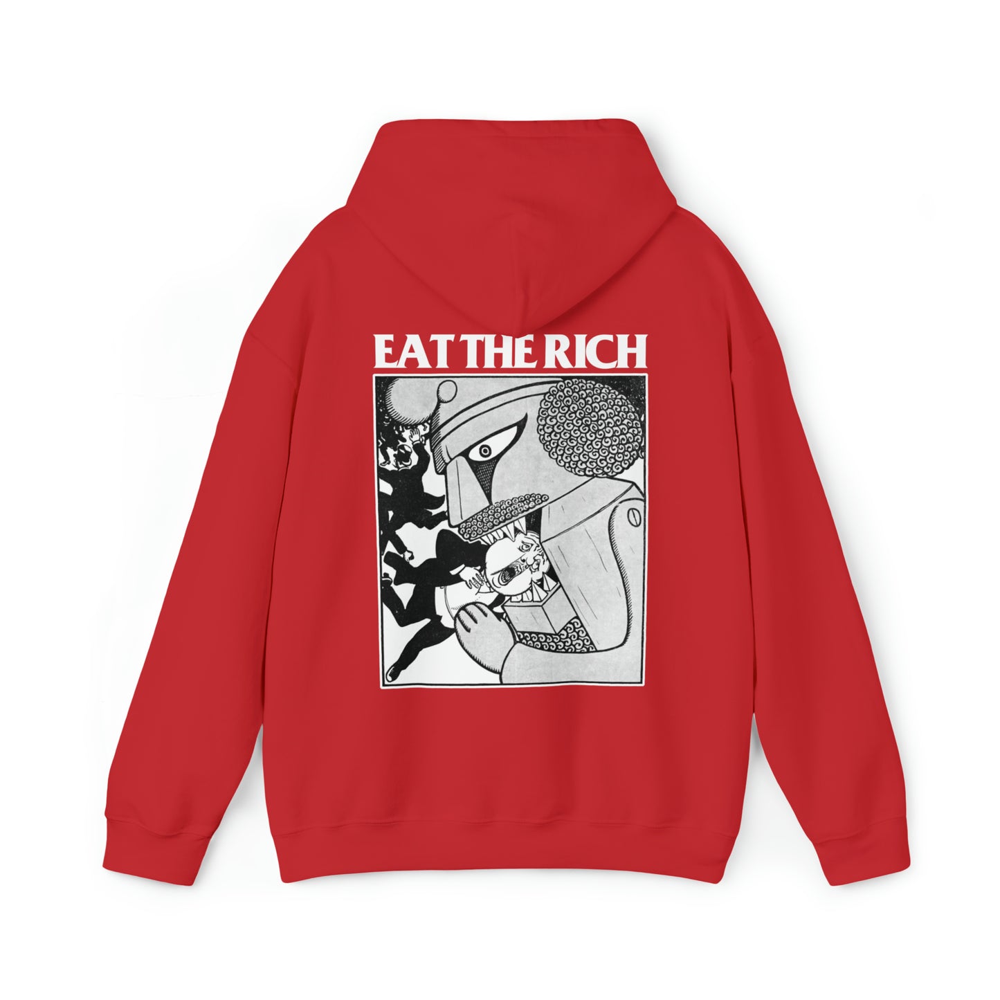 Eat The Rich Anti-capitalist Unisex Hooded Sweatshirt