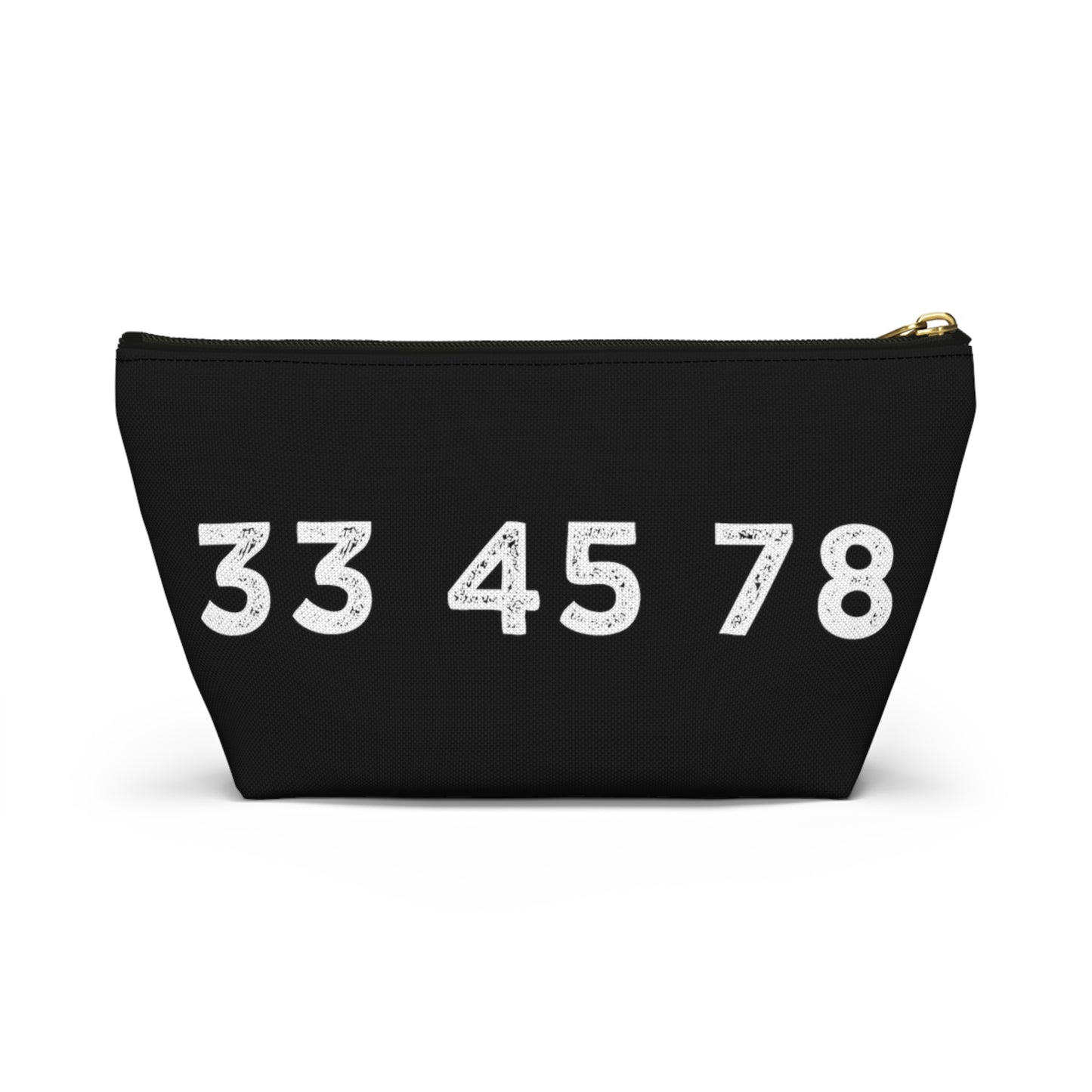 33 45 78 Turntable RPM Zipper Pouch