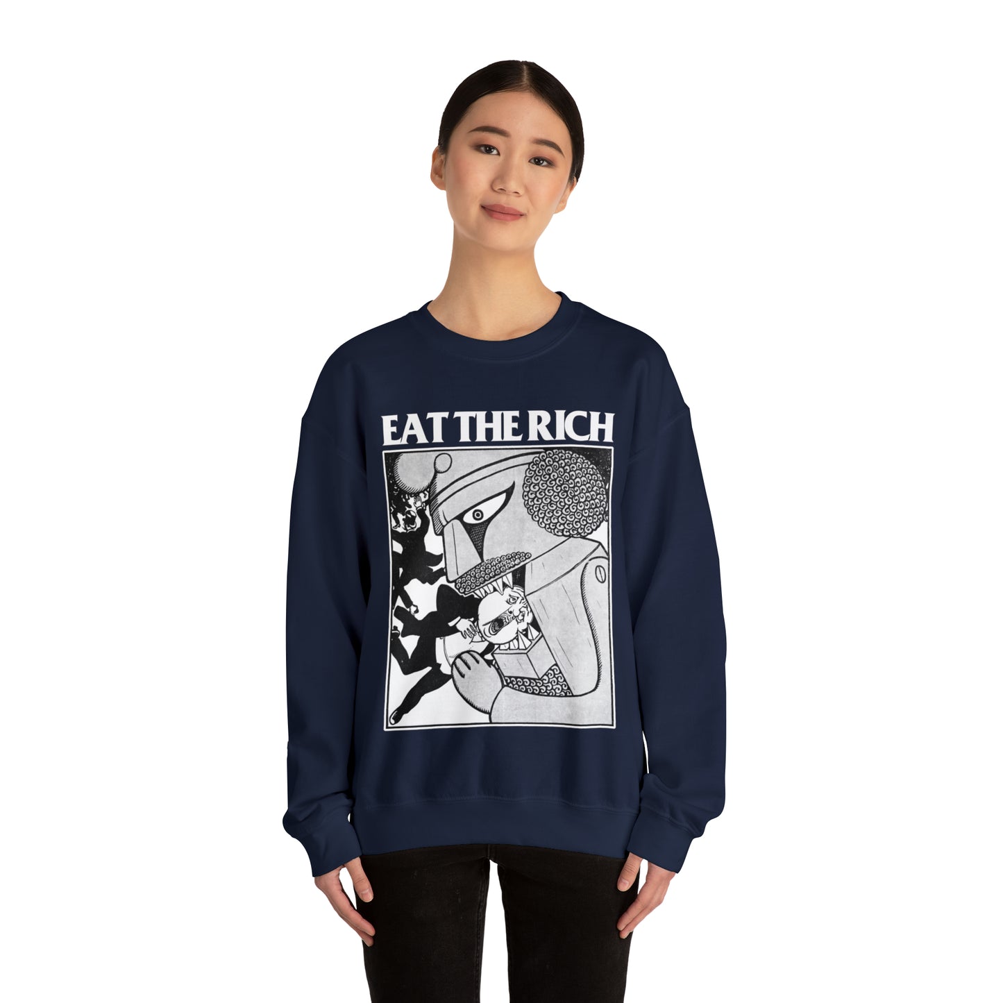 Eat The Rich Anti-capitalist Unisex Sweatshirt