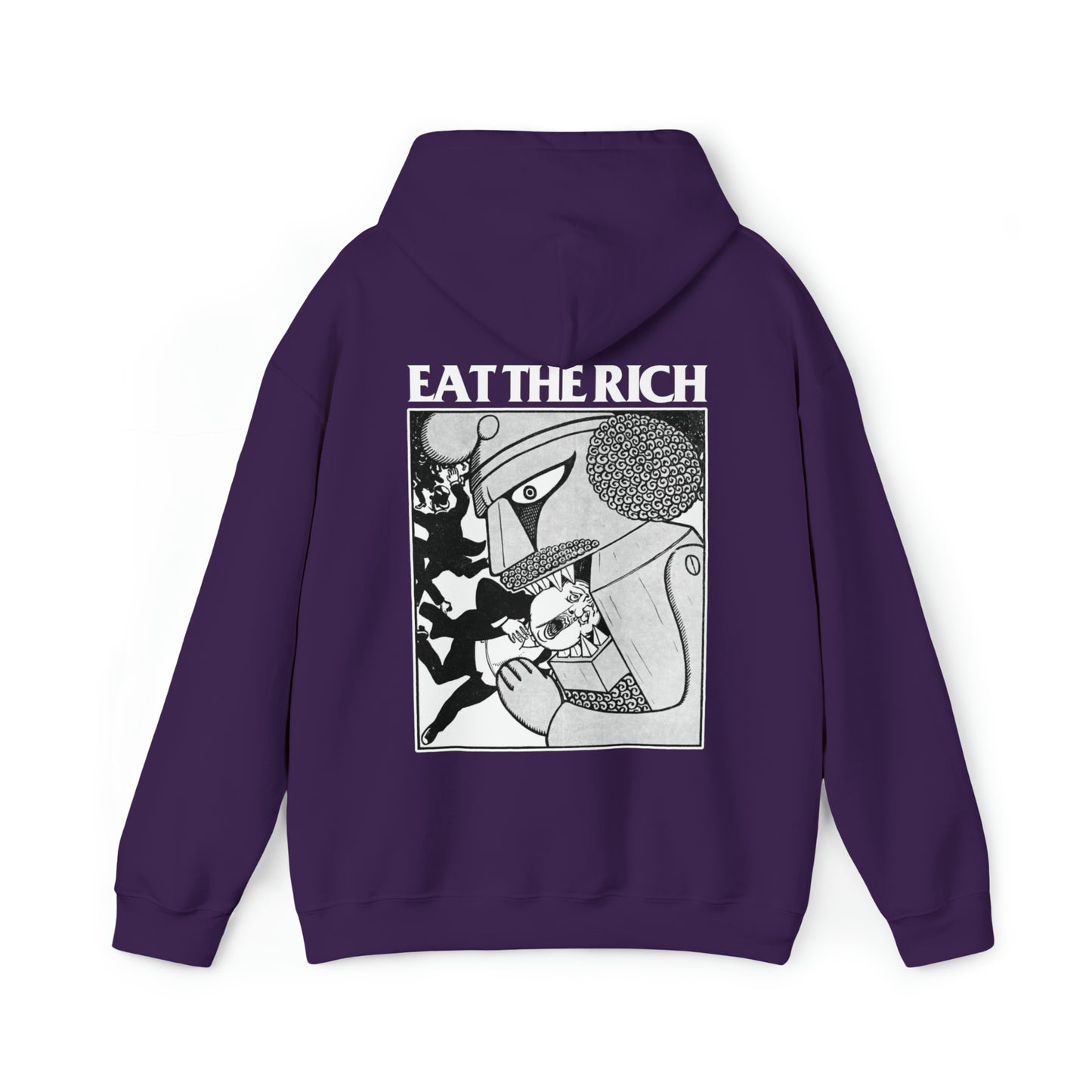 Eat The Rich Anti-capitalist Unisex Hooded Sweatshirt