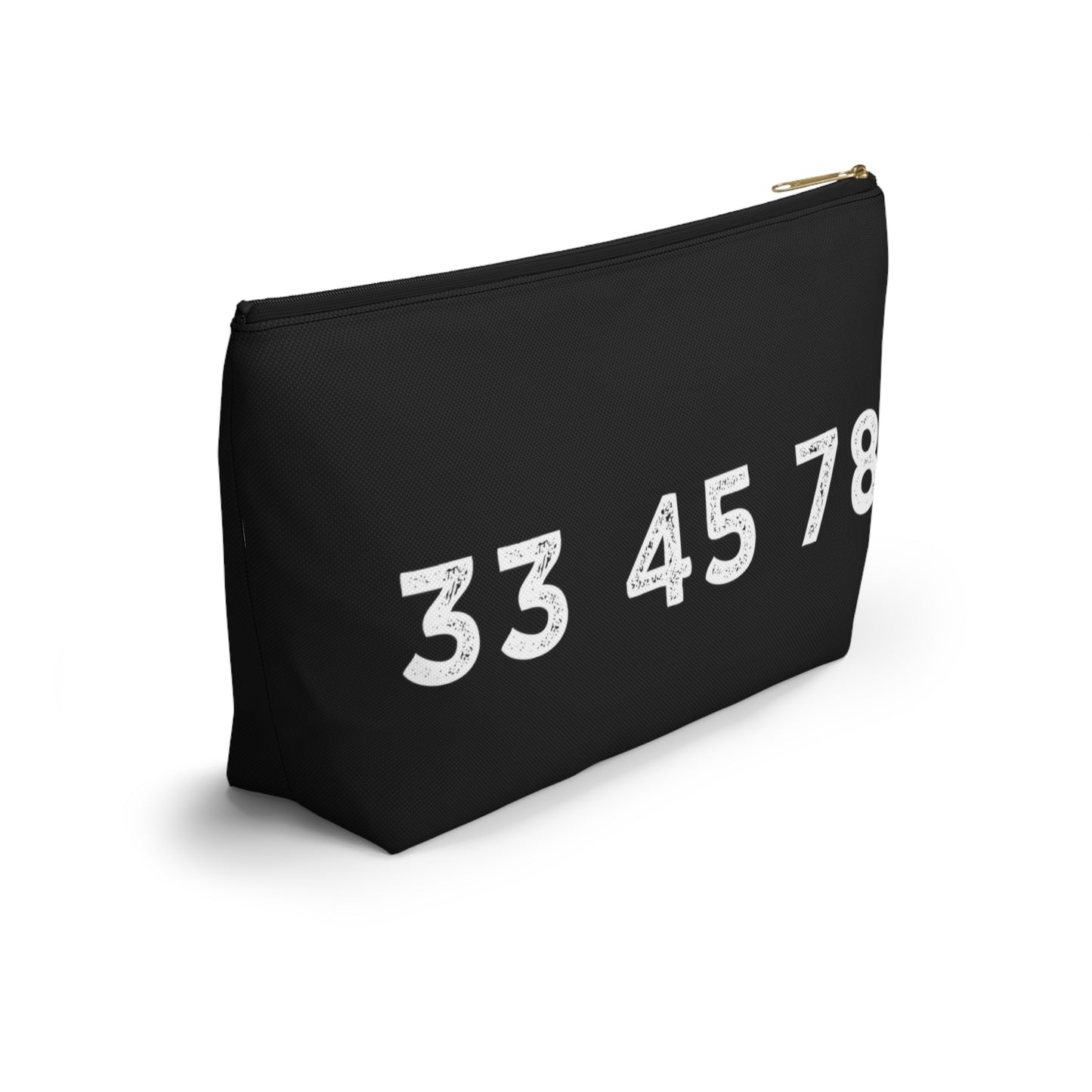 33 45 78 Turntable RPM Zipper Pouch