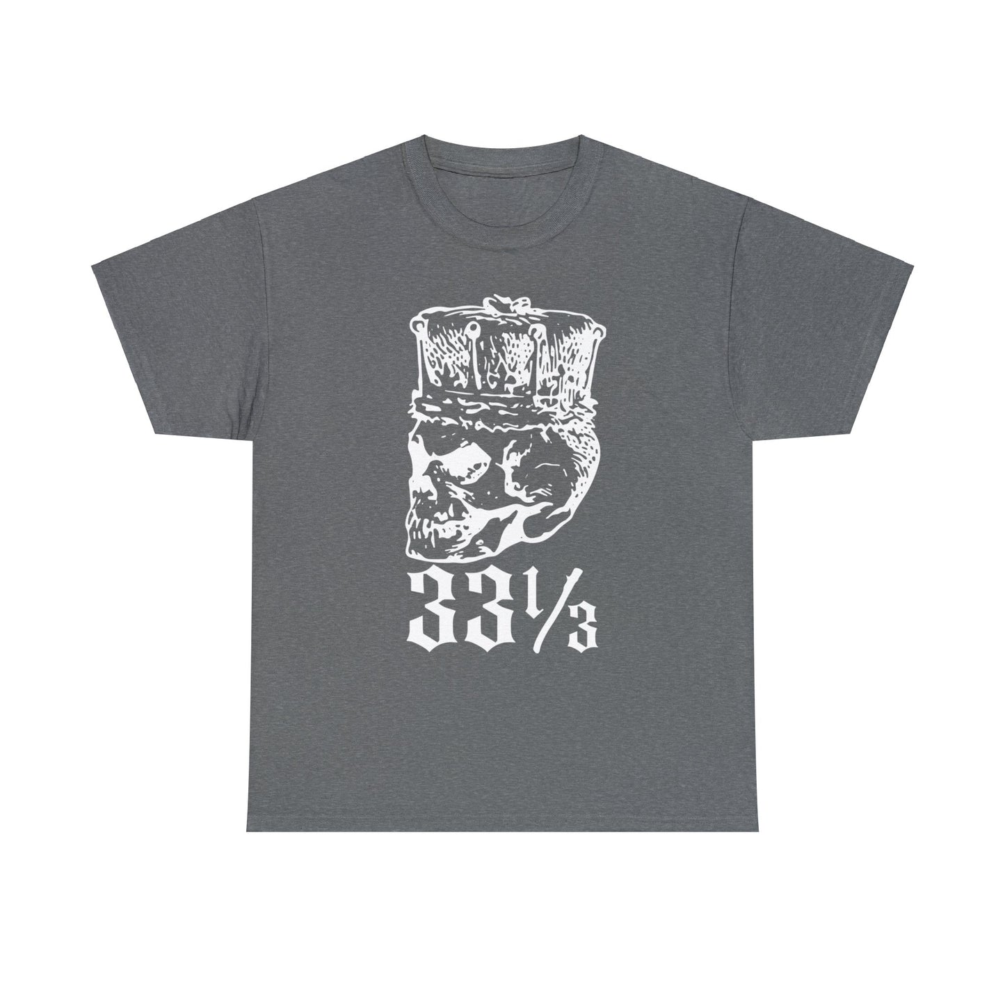 33 1/3 Kings Skull Record Collector Unisex T-Shirt