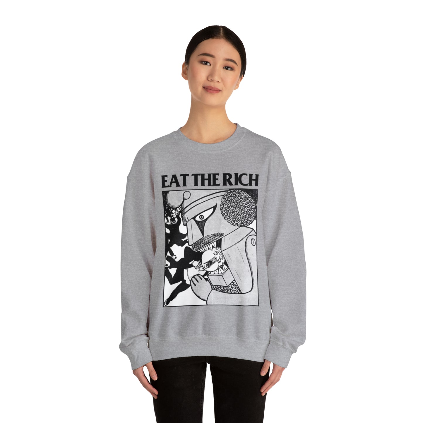 Eat The Rich Anti-capitalist Unisex Sweatshirt