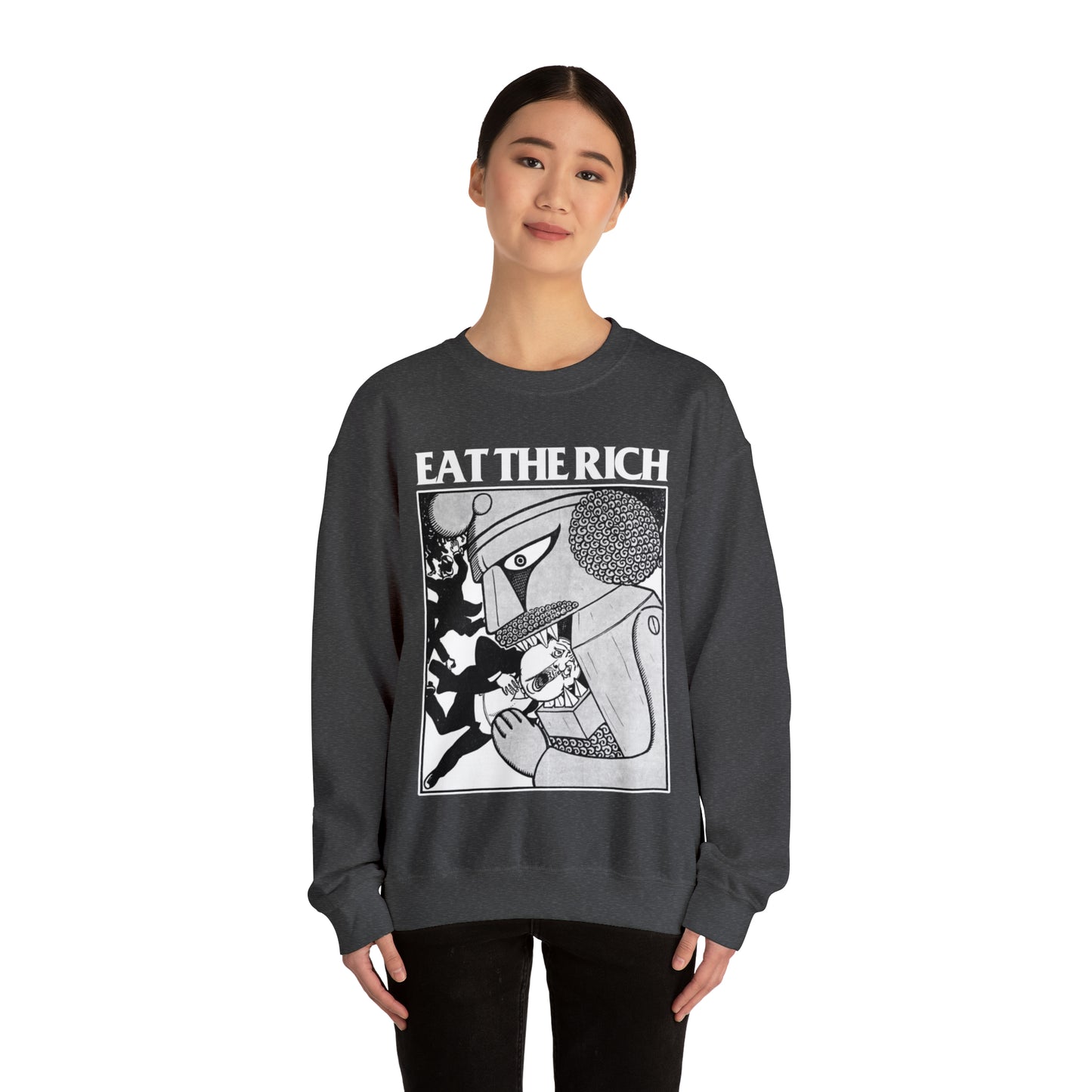 Eat The Rich Anti-capitalist Unisex Sweatshirt