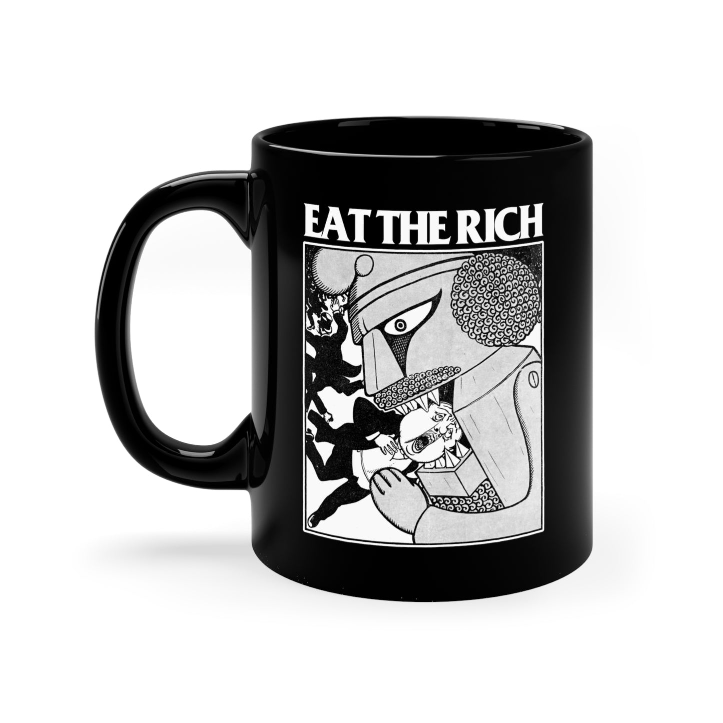 Eat The Rich Anti-capitalist Ceramic Mug