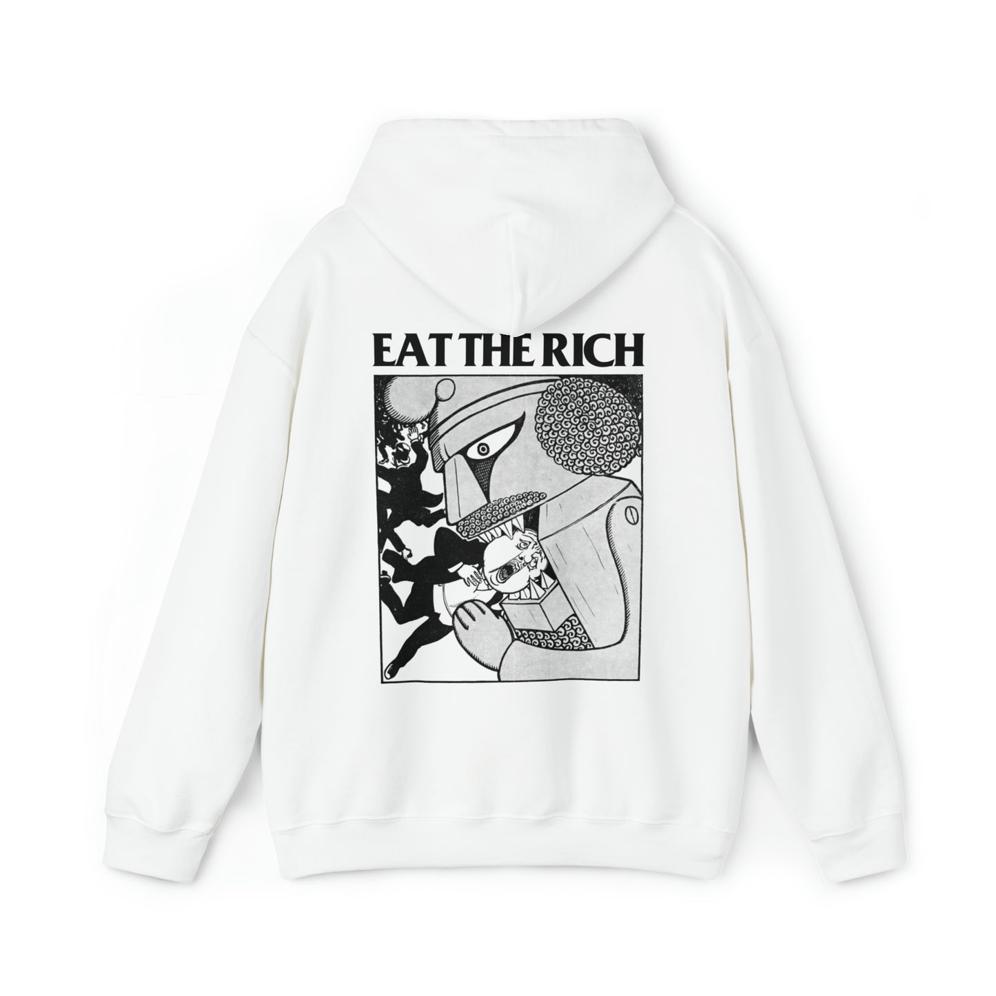 Eat The Rich Anti-capitalist Unisex Hooded Sweatshirt