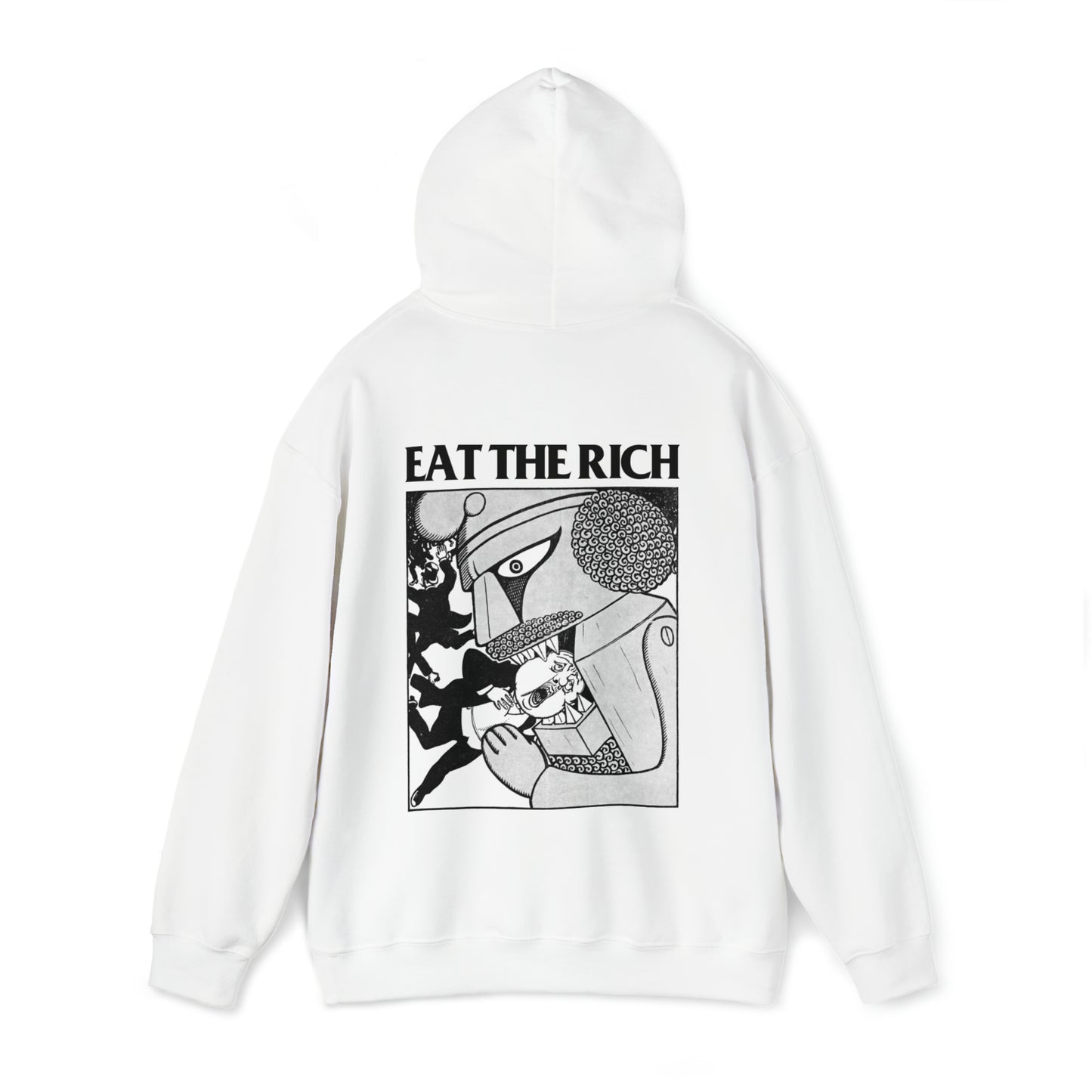 Eat The Rich Anti-capitalist Unisex Hooded Sweatshirt