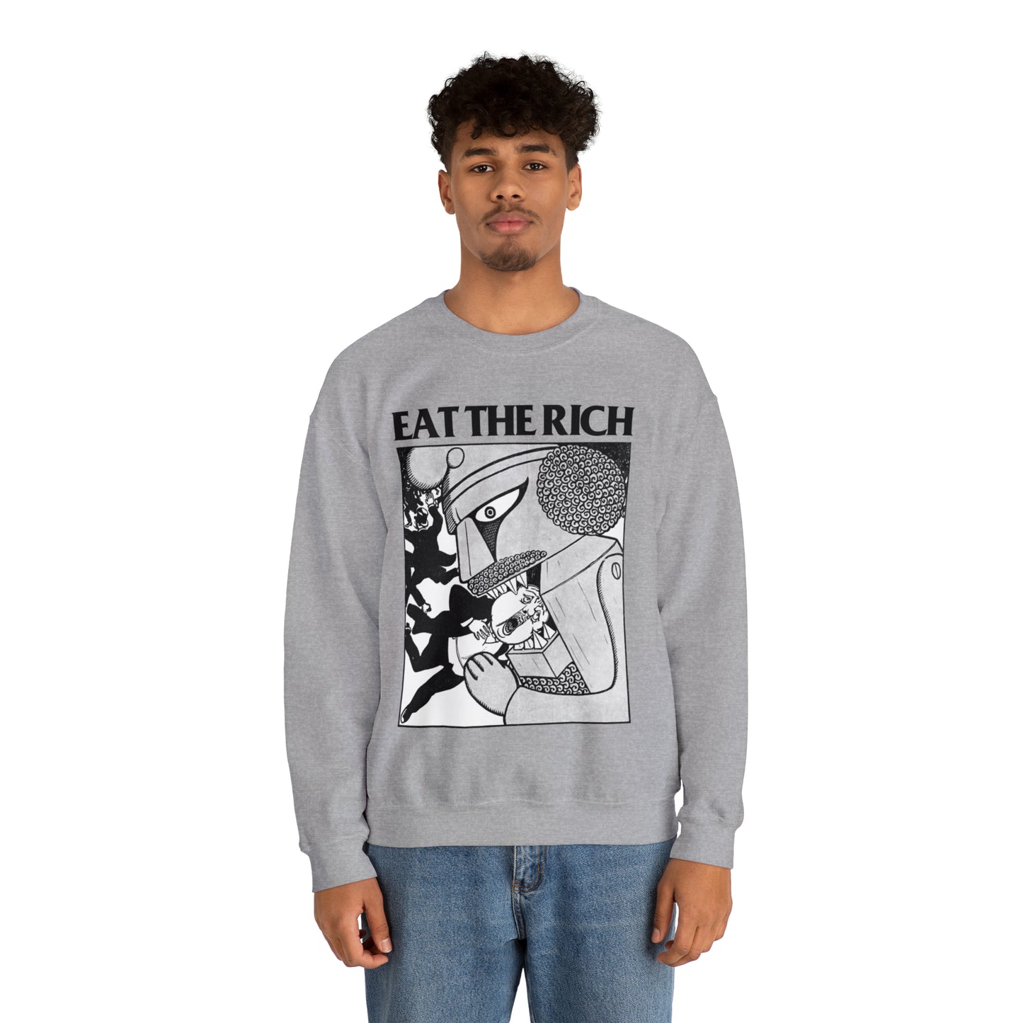 Eat The Rich Anti-capitalist Unisex Sweatshirt