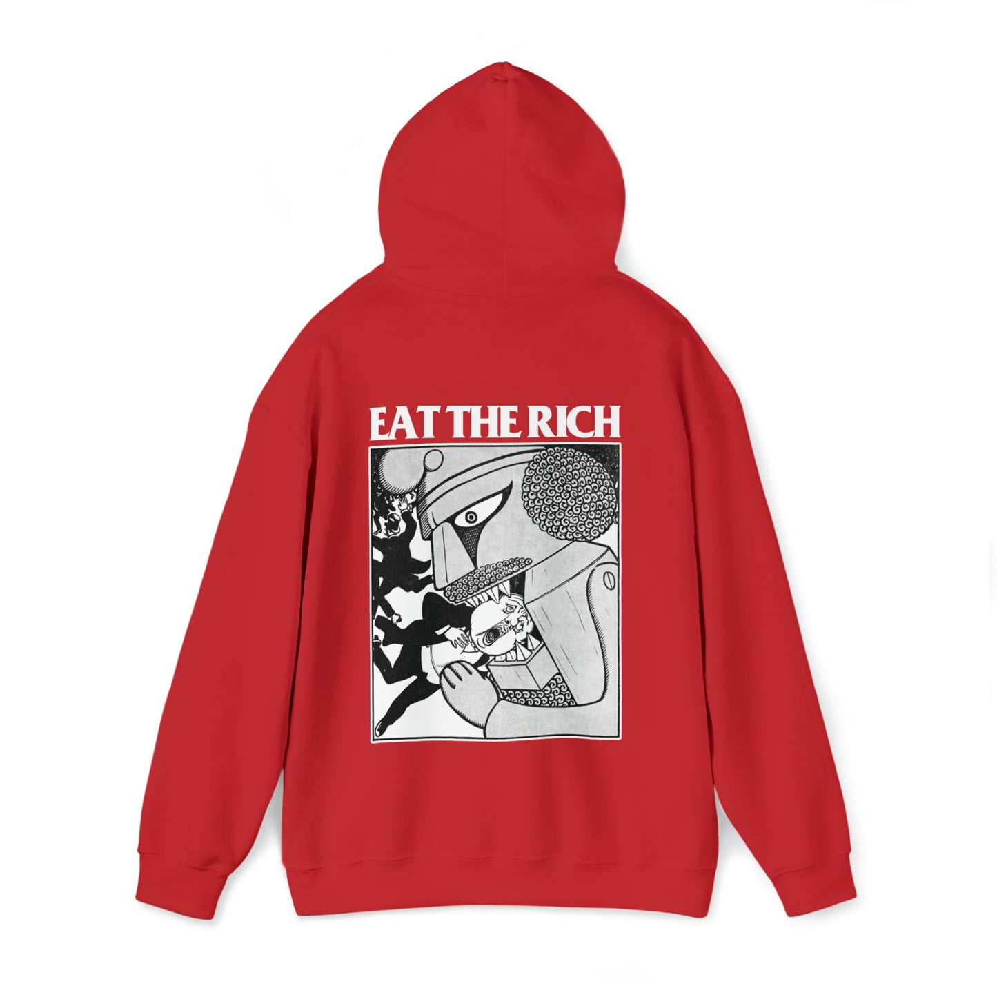 Eat The Rich Anti-capitalist Unisex Hooded Sweatshirt