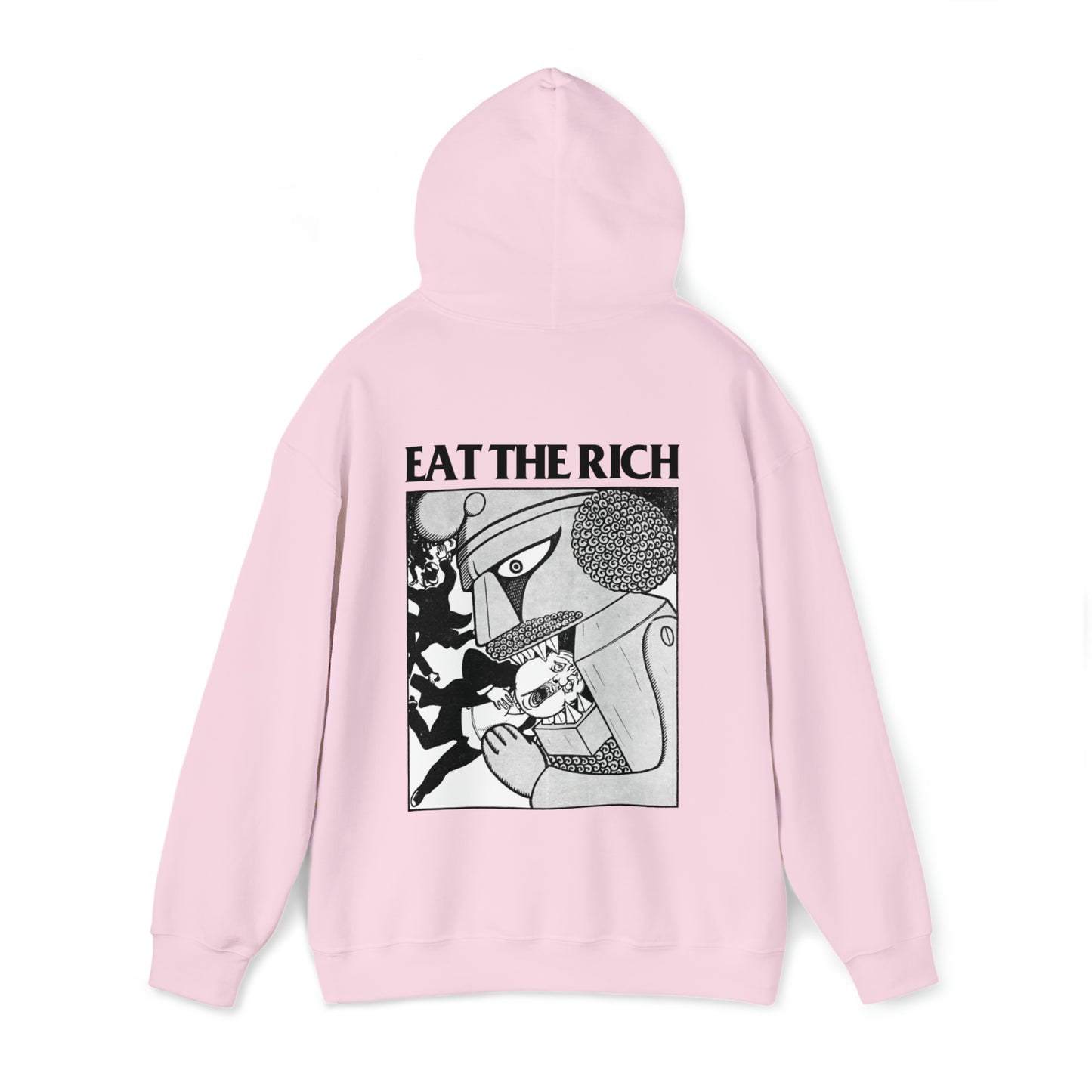 Eat The Rich Anti-capitalist Unisex Hooded Sweatshirt