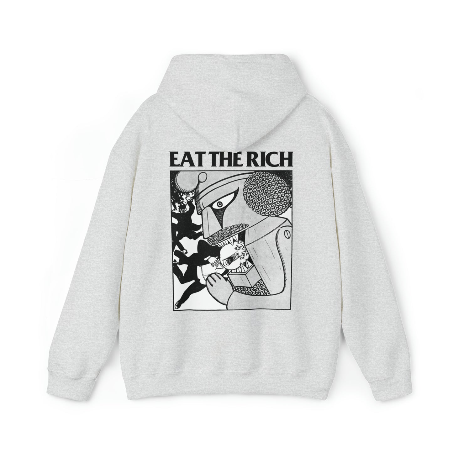 Eat The Rich Anti-capitalist Unisex Hooded Sweatshirt