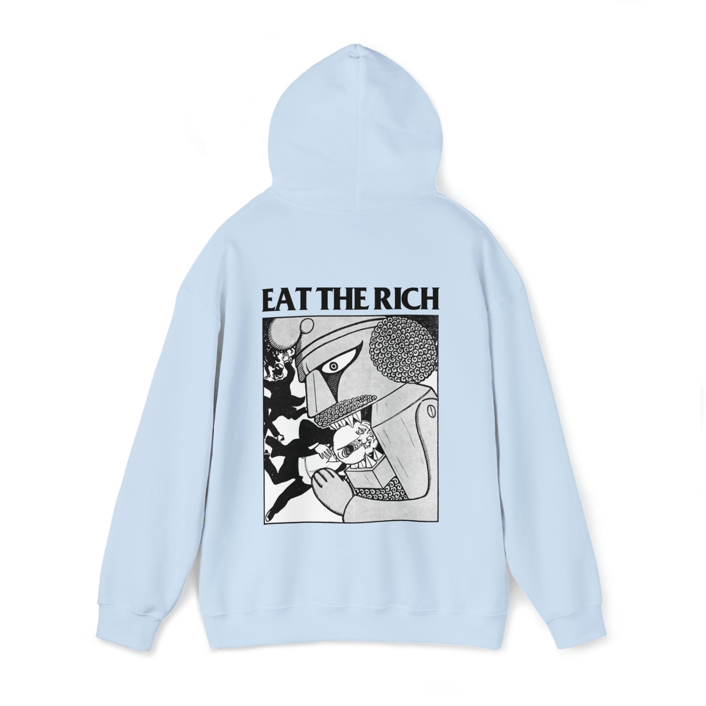 Eat The Rich Anti-capitalist Unisex Hooded Sweatshirt