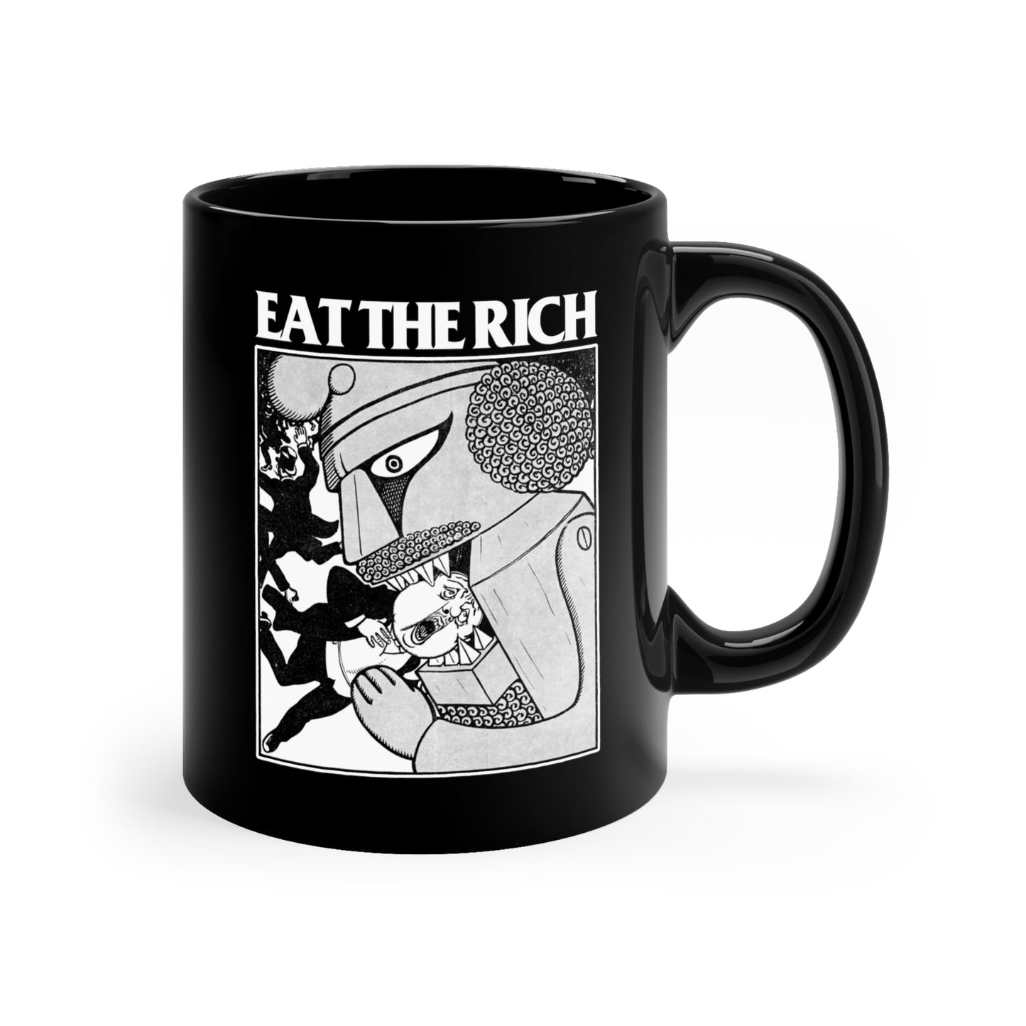 Eat The Rich Anti-capitalist Ceramic Mug